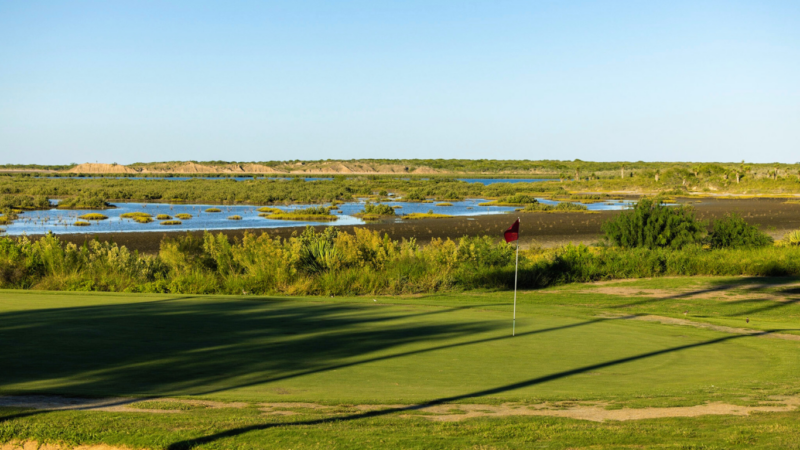 SPI Golf Club course surrounded by unique South Texas landscapes and wildlife.