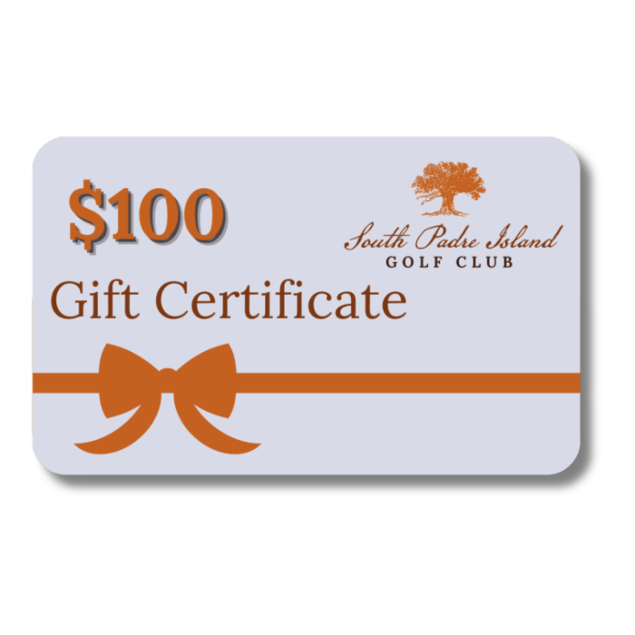 South Padre Island Golf Club $100 Gift Certificate