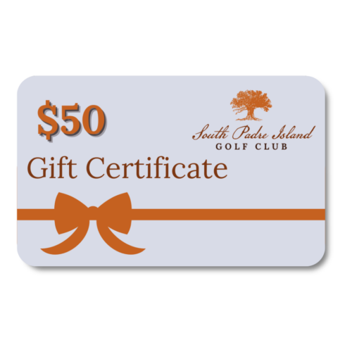 South Padre Island Golf Club $50 Gift Certificate