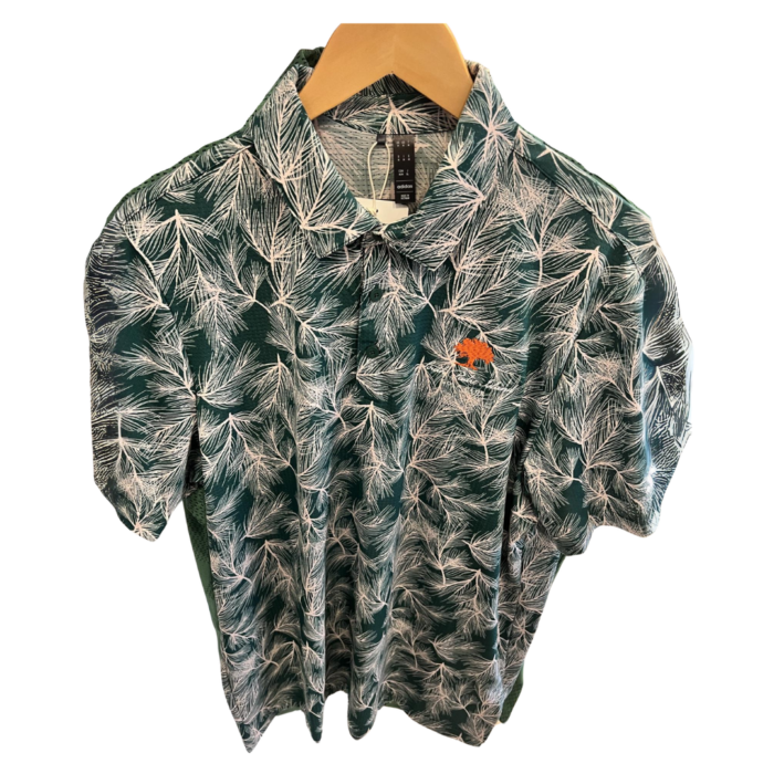 South Padre Island Golf Club Pine Patterned Polo