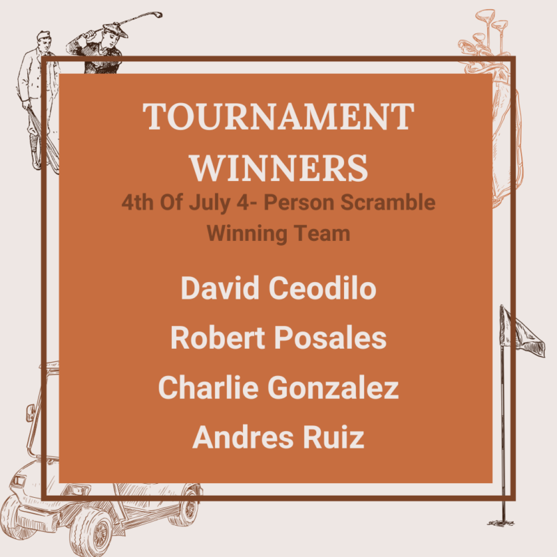 SPIGC 2024 Tournament Winners - 4th of July